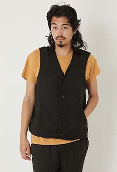 KHADI DENIM ウエスタンベスト