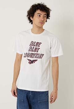 BLUE BLUE MOUTAIN ショートスリーブTシャツ