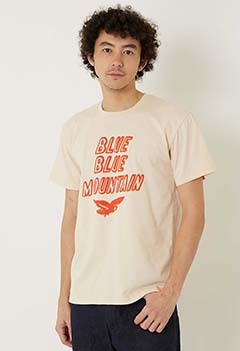 BLUE BLUE MOUTAIN ショートスリーブTシャツ