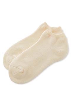 ROTOTO /和紙パイル ショートソックス