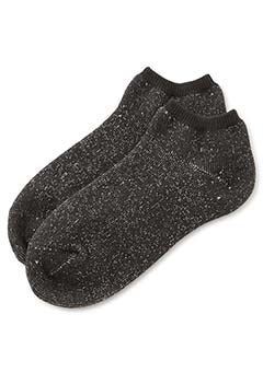 ROTOTO /和紙パイル ショートソックス