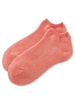 ROTOTO /和紙パイル ショートソックス