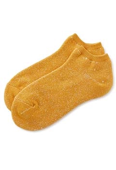 ROTOTO /和紙パイル ショートソックス