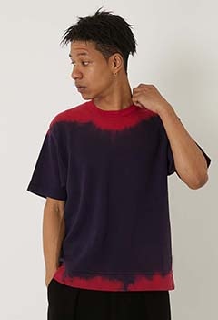 エイトロックスムース インディゴムラゾメショートスリーブTシャツ