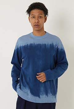 エイトロックスムース インディゴムラゾメ ロングスリーブTシャツ
