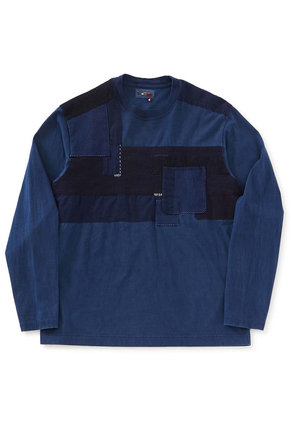 インディゴテゾメ ネンリン ロングスリーブTシャツ