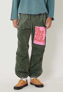 FREECITY /CANYON KID FLAP SNAP POPLIN AIR JUMP HOME STUD パンツ