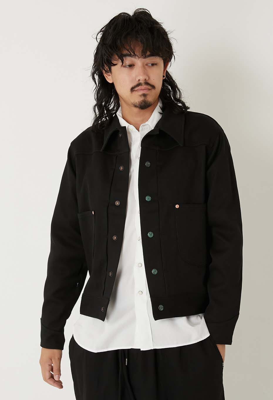 ハリウッドランチマーケット　ダウンオーバーコート　黒色　Mサイズ WILDSIDE × HOLLYWOOD RANCH MARKET | ワイルドサイド ヨウジ