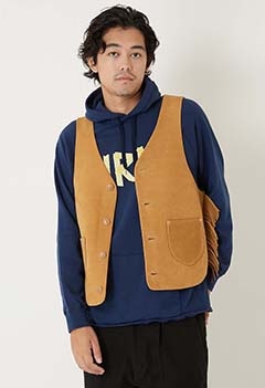 WYTHE /レザーフリンジベスト
