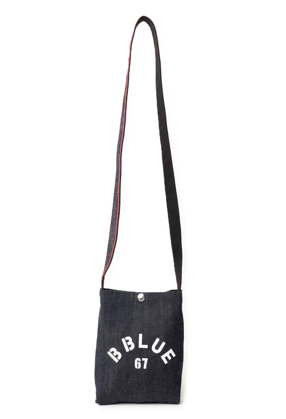 B BLUE67 デニムショルダーポーチ