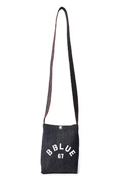 B BLUE67 デニムショルダーポーチ