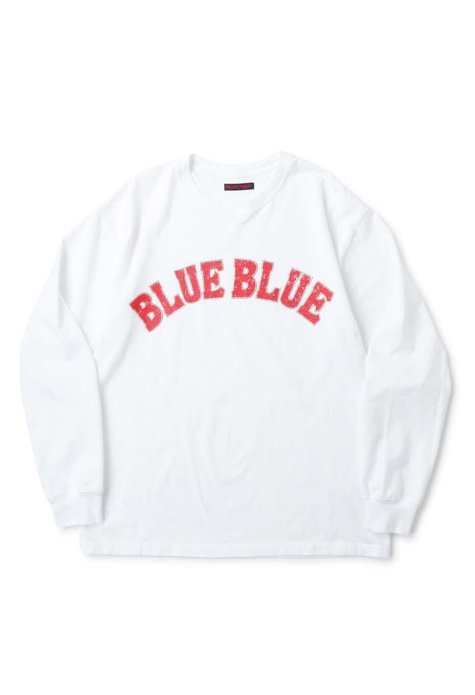 HAND WRITING BLUE BLUE ロングスリーブTシャツ