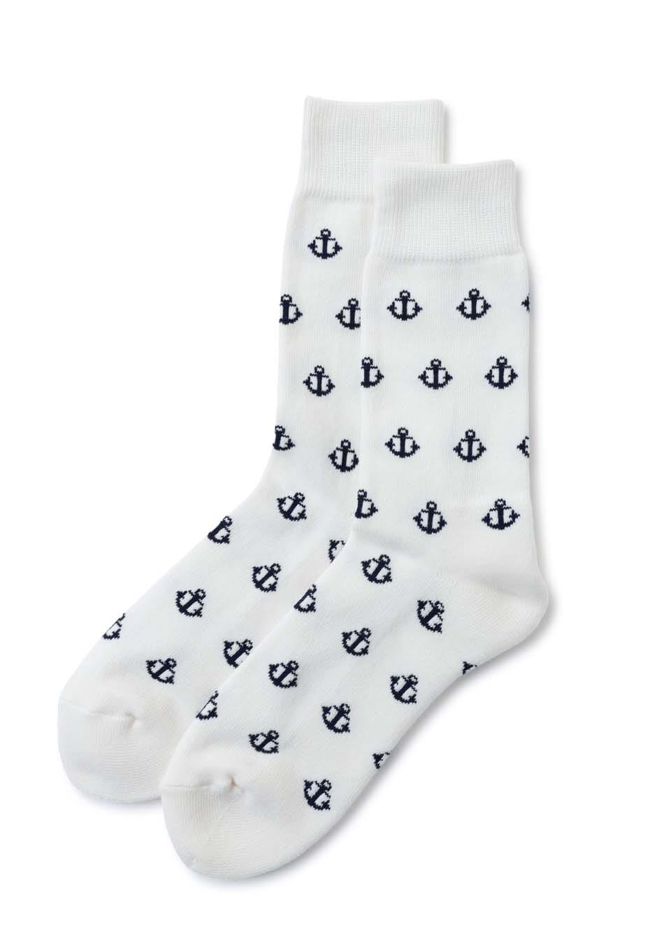 アンカーモノグラムソックス