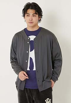 SUPER140'wool × クールマックスベースボールシャツ