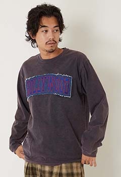 HOLLYWOOD ケミカルウォッシュロングスリーブTシャツ