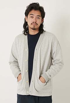 スーパーストレッチ スウェットカーディガン