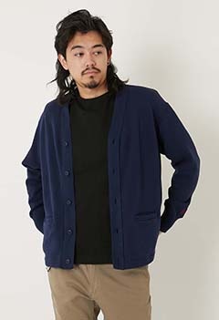 スーパーストレッチ スウェットカーディガン