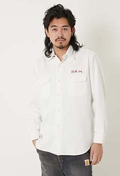 ハンドエンブロイダリー シャムースワークシャツ