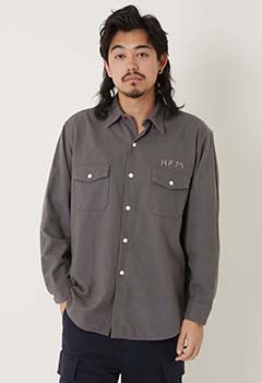 ハンドエンブロイダリー シャムースワークシャツ