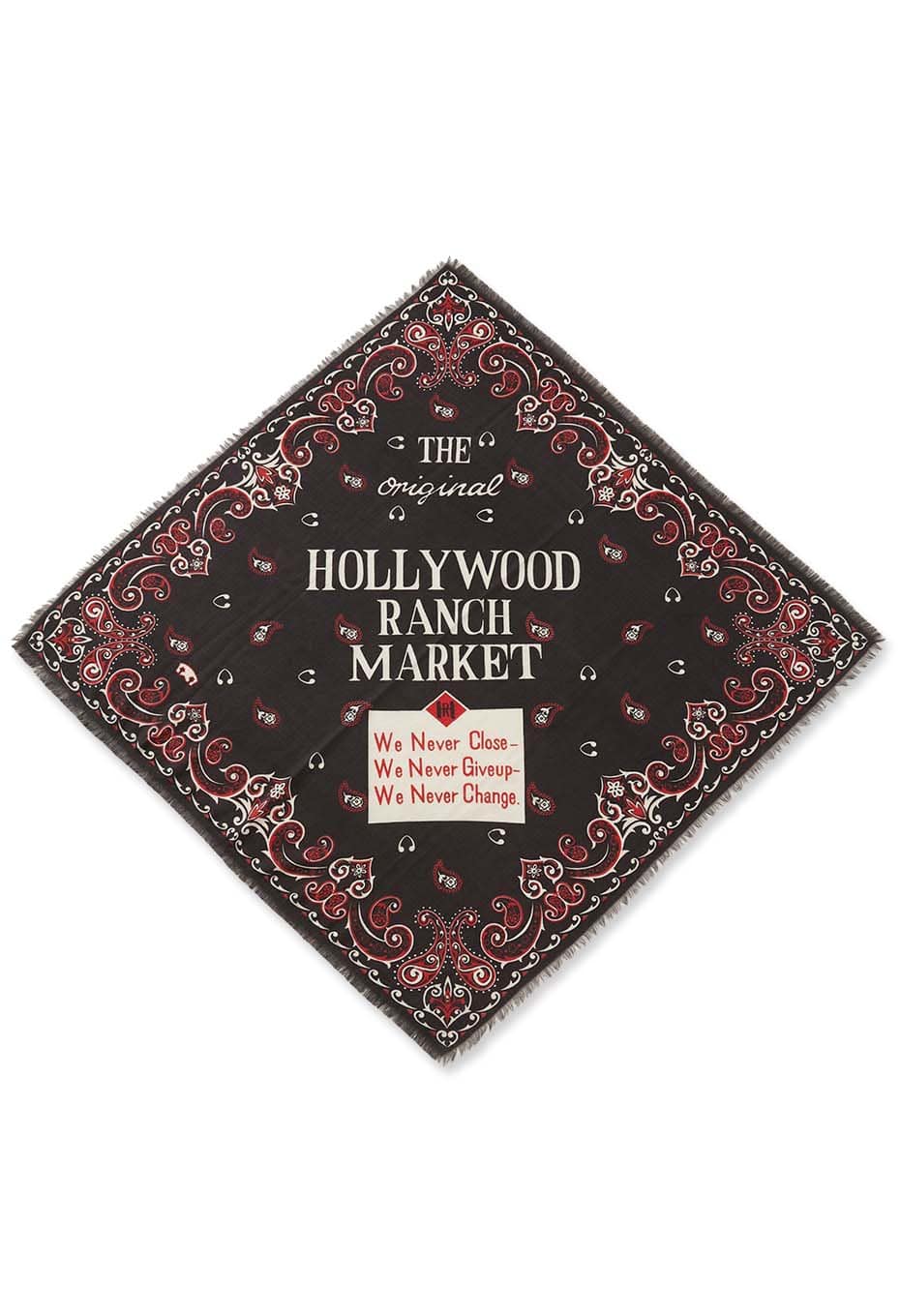 WE NEVER HRM ペイズリースカーフ