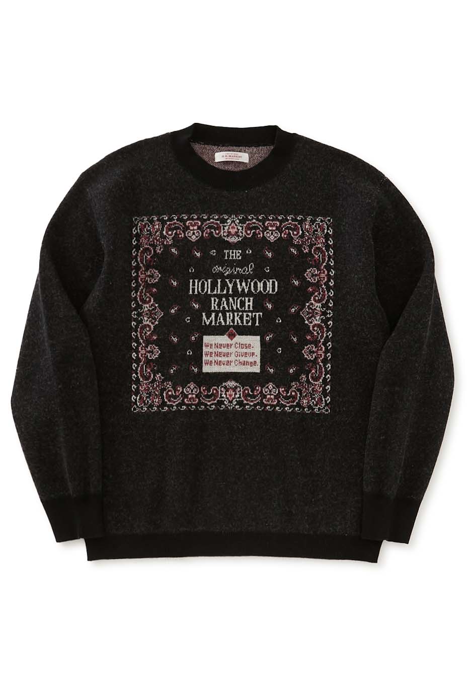 WE NEVER HRM ジャカードプルオーバー