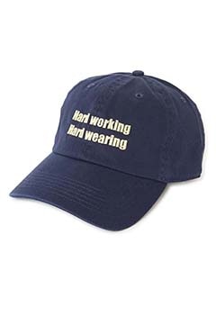 ワークスローガン HARD WORKING キャップ