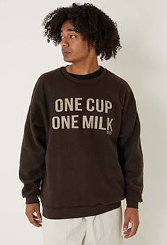 FARLEYS /CAFFEINE ONE CUP ダブルサイド クルースウェットシャツ