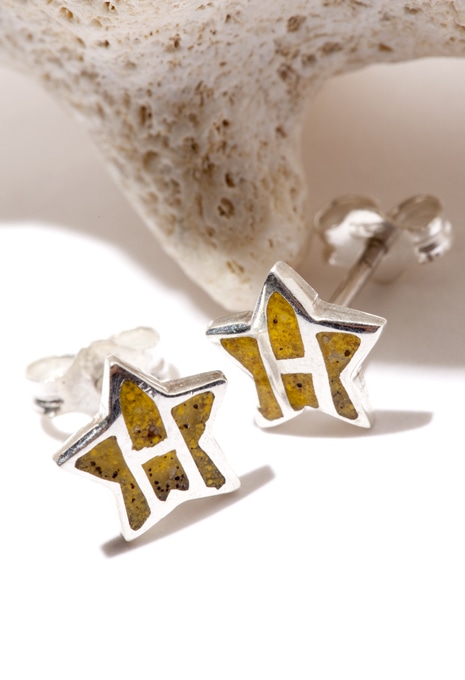 1211 ER5 HRM STAR H EARRING