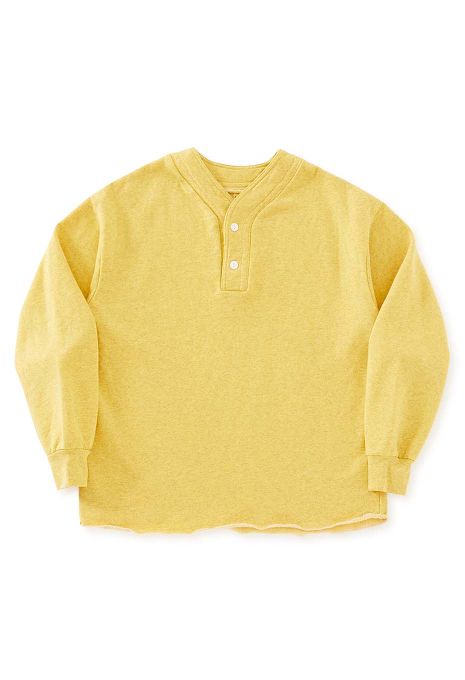 HEALTH KNIT×HIGH! STANDARD /クラシックベースボールスウェットシャツ GARMENT DYED