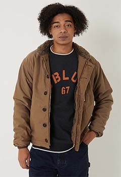 SAILOR'S DREAM プリントライトジャーマンクロスデッキジャケット