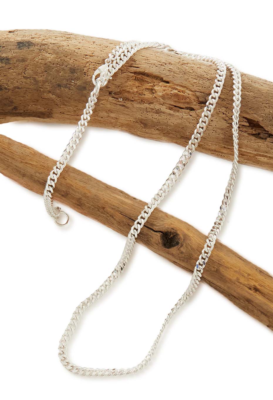 ROSETTAPRAYER /3.7mm FLAT LINK チェーンネックレス SILVER