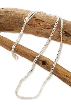 ROSETTAPRAYER /3.7mm FLAT LINK チェーンネックレス SILVER