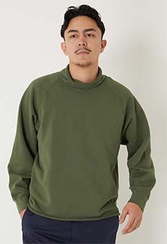 WALLA WALLA SPORT /13oz ロールネック タートルTシャツ