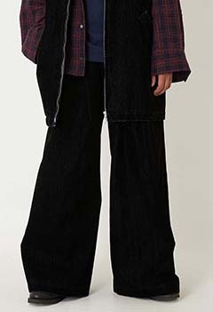 SYUMAN. /Covered Denim 2 sides トラウザーズ