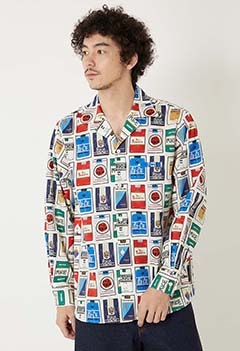 RICE NINE TEN /シギーオープンカラーシャツ