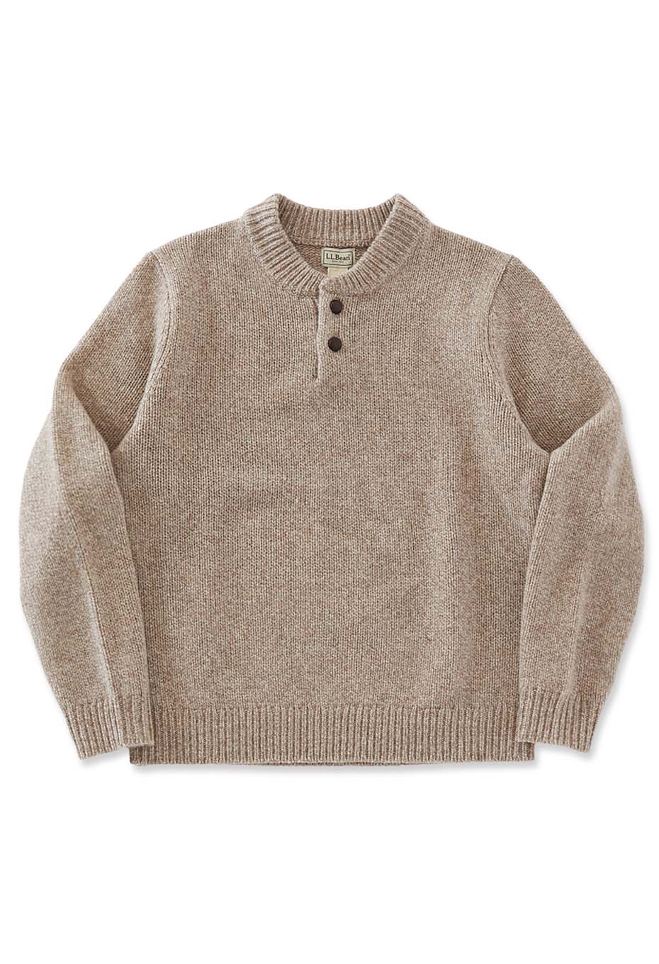 L.L. Bean /クラシック ラグウール ヘンリーネックセーター