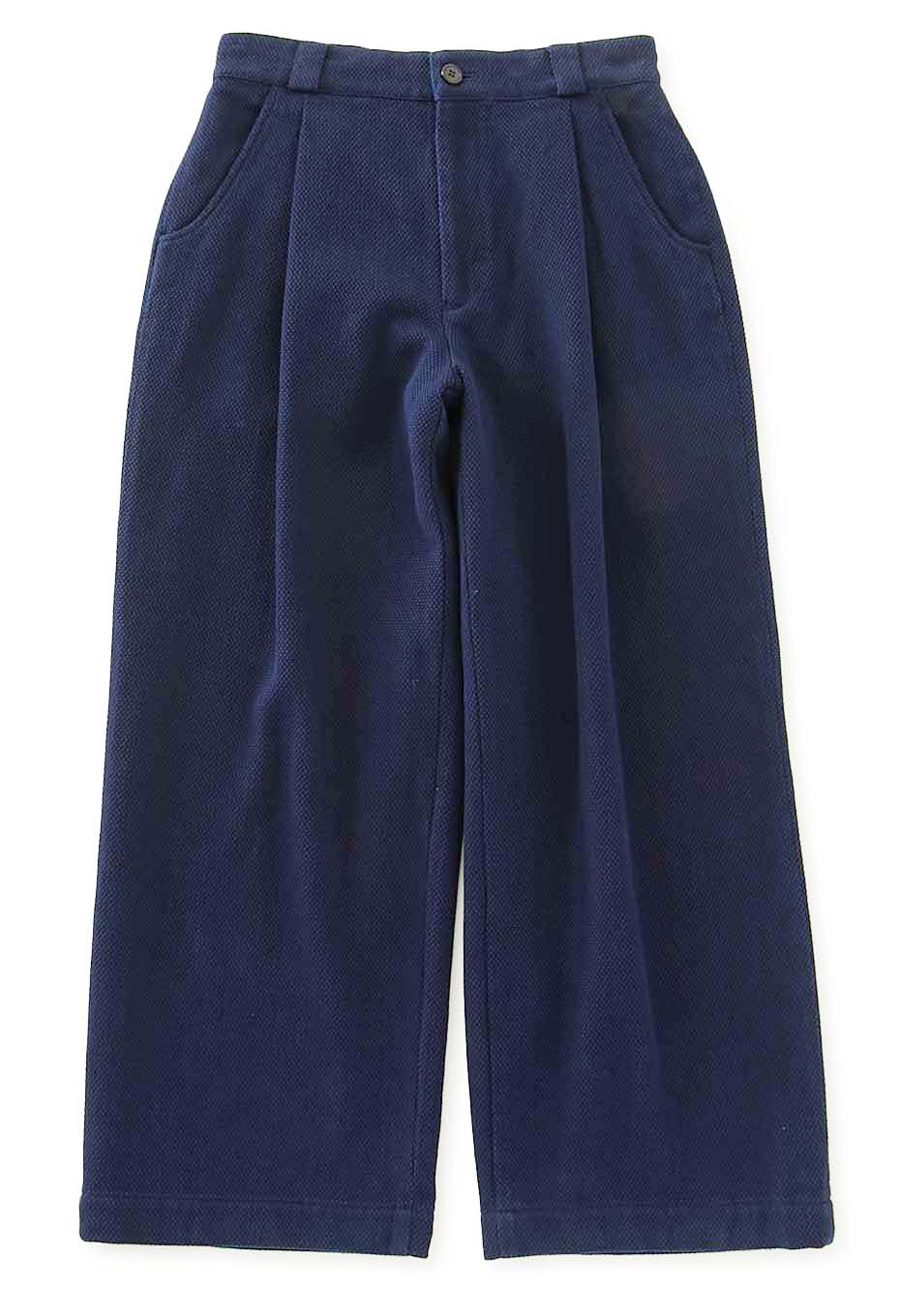 ホンアイライトサシコ タックワイドパンツ