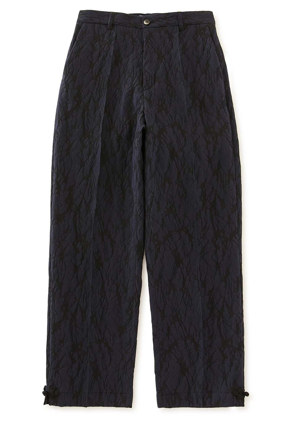 ガラスジャカード トラウザーズ