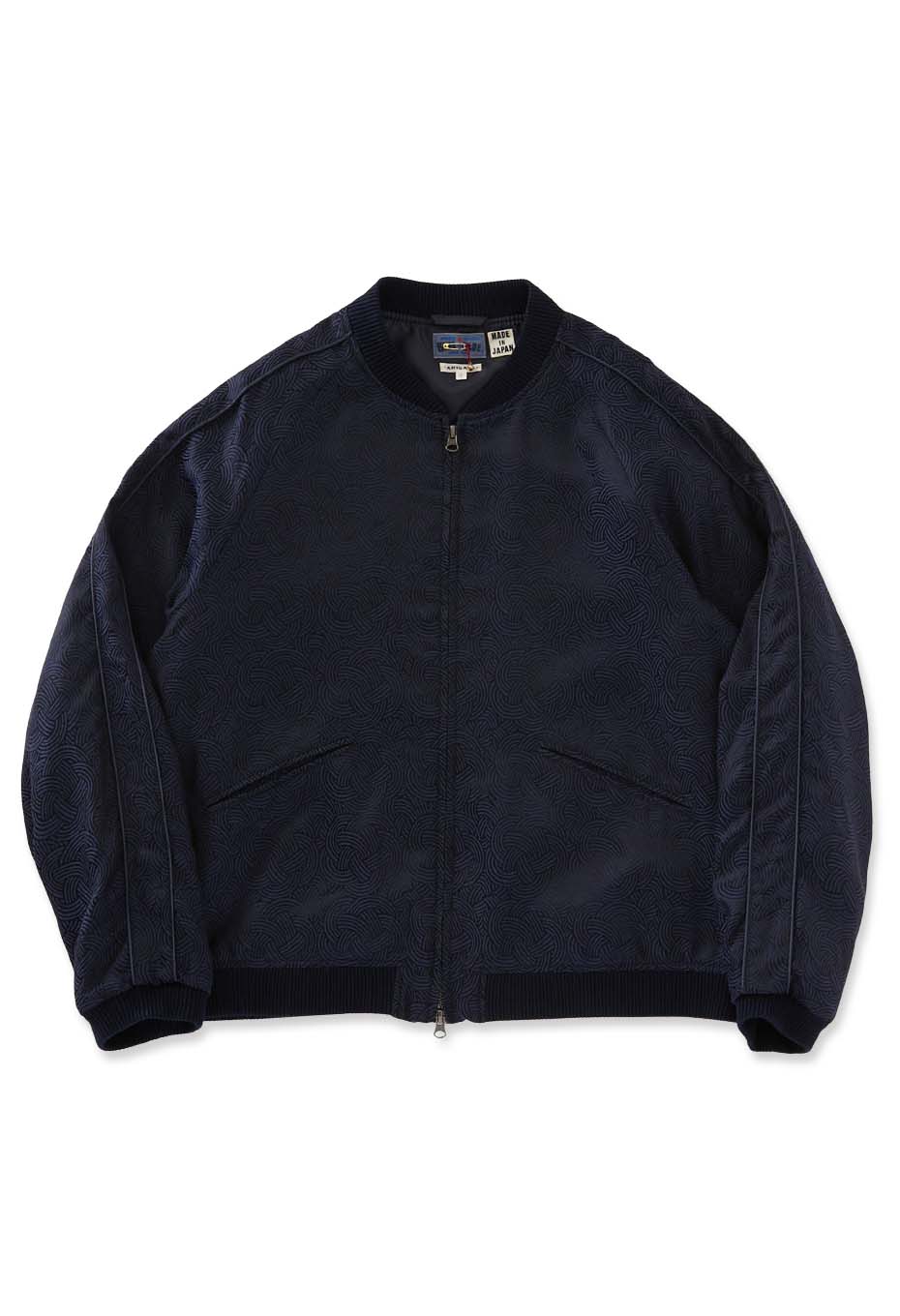 ミズヒキサテン ジップアップジャケット