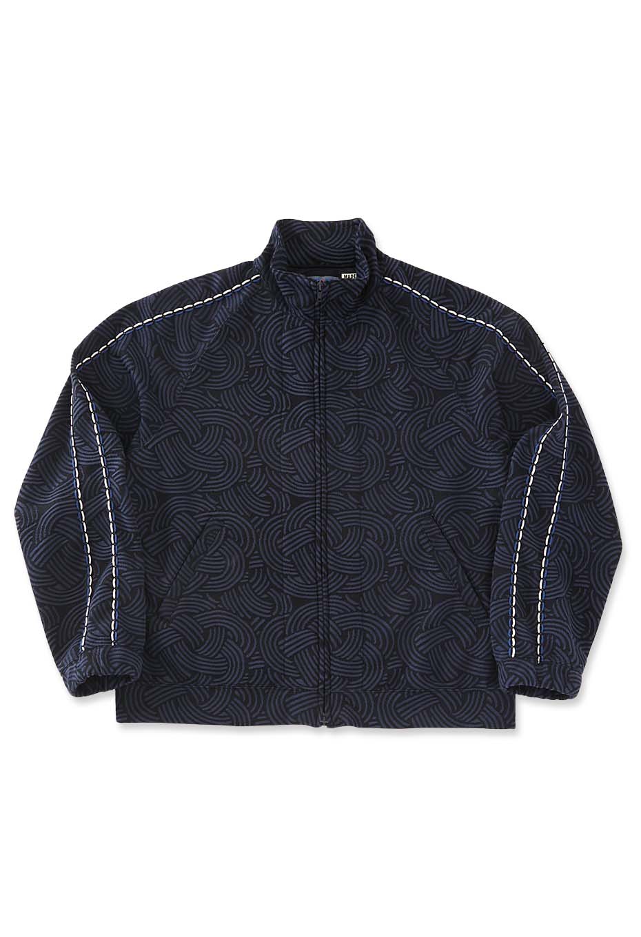 ミズヒキニットジャカード トラックジャケット