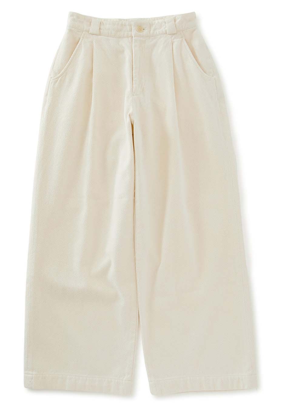 コツブサシコ タックワイドパンツ
