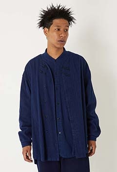 カセゾメサシコ ノット ボタンシャツ