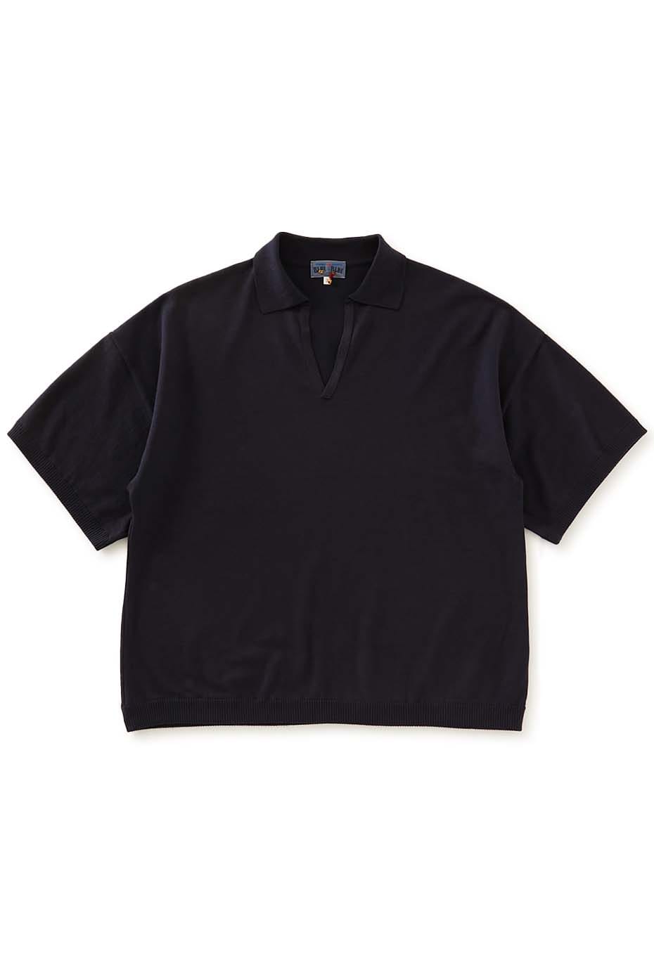 オーガニックカミイトコットン ポロネックプルオーバー