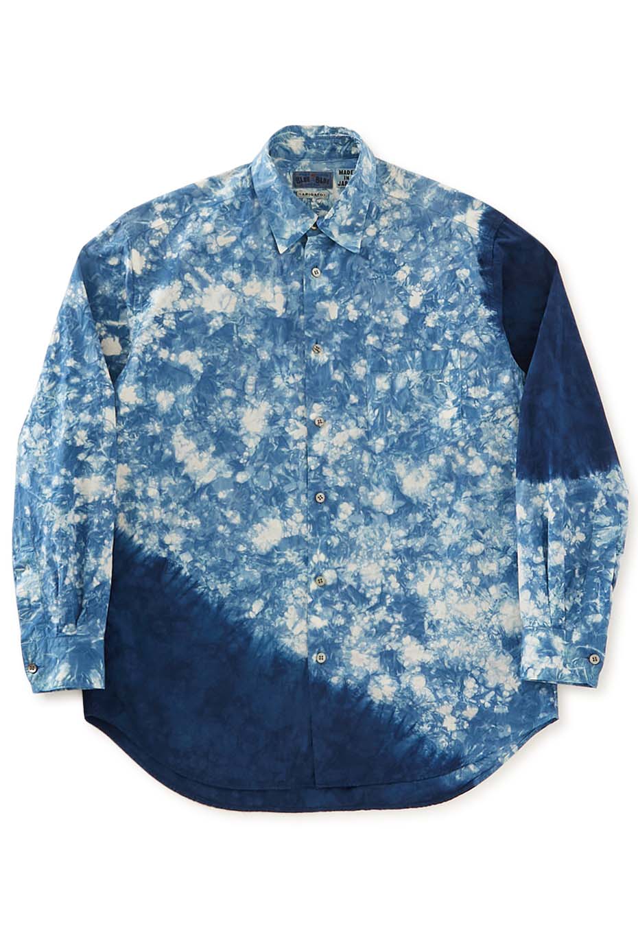 オーガニックコットン ホンアイ ムラクモシボリ レギュラーシャツ