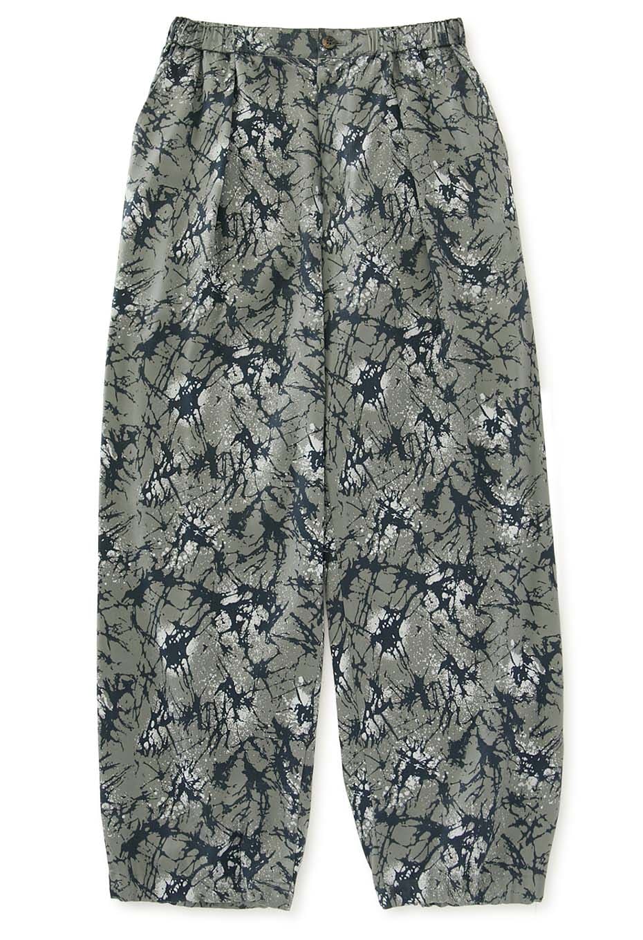 テンセルガラスプリント イージーパンツ