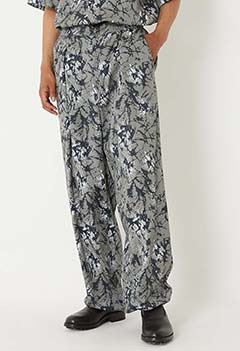 テンセルガラスプリント イージーパンツ