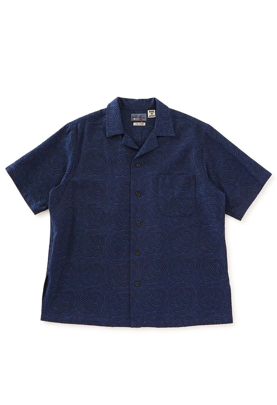 インディゴミズヒキジャカード ショートスリーブシャツ