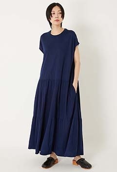 インディゴテゾメジャージワンピース
