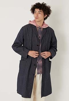 ワックスライトデニムワークコート