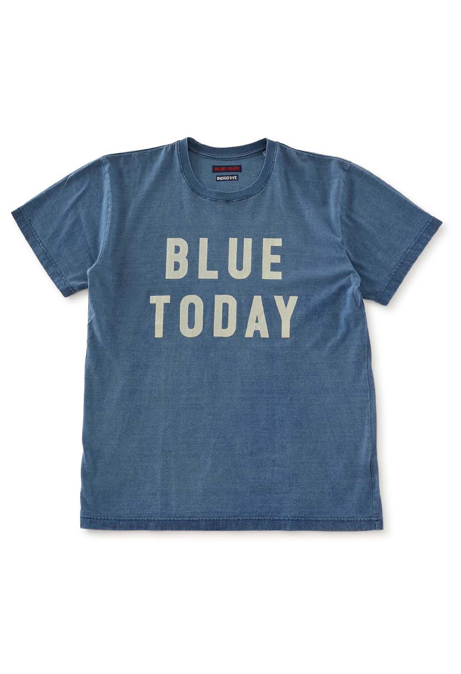 インディゴ BLUE TODAY ショートスリーブTシャツ